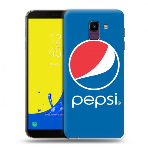 Дизайнерский пластиковый чехол для Samsung Galaxy J6 Pepsi