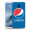 Дизайнерский пластиковый чехол для Meizu 16th Pepsi