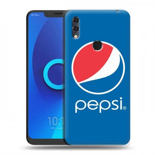 Дизайнерский силиконовый чехол для Alcatel 5V Pepsi