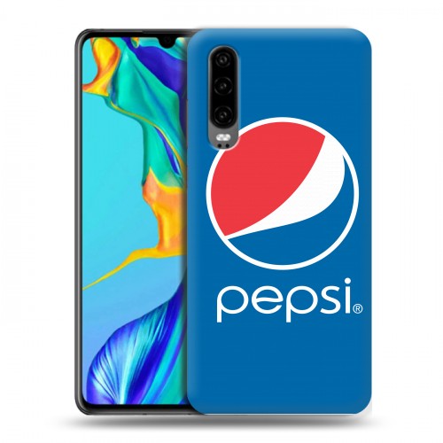 Дизайнерский пластиковый чехол для Huawei P30 Pepsi