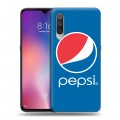 Дизайнерский силиконовый с усиленными углами чехол для Xiaomi Mi9 Pepsi