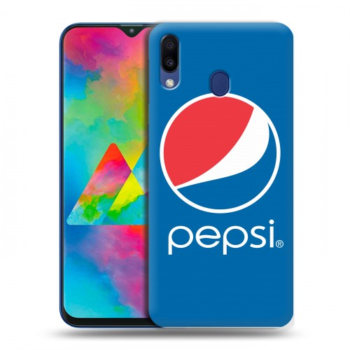 Дизайнерский пластиковый чехол для Samsung Galaxy M20 Pepsi