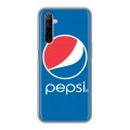 Дизайнерский силиконовый чехол для Realme 6 Pepsi