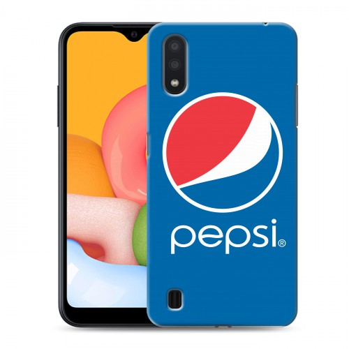 Дизайнерский силиконовый чехол для Samsung Galaxy M01 Pepsi