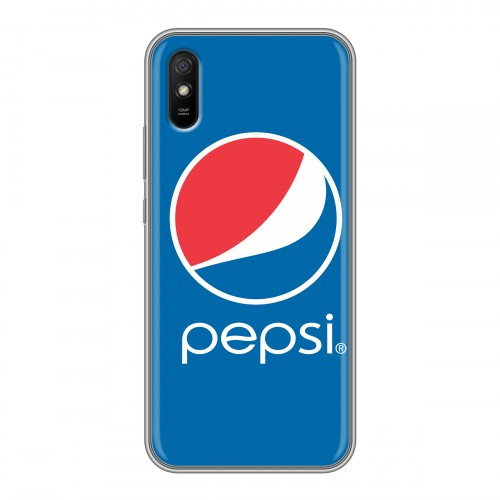 Дизайнерский силиконовый чехол для Xiaomi RedMi 9A Pepsi