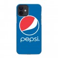 Дизайнерский силиконовый чехол для Iphone 12 Pepsi