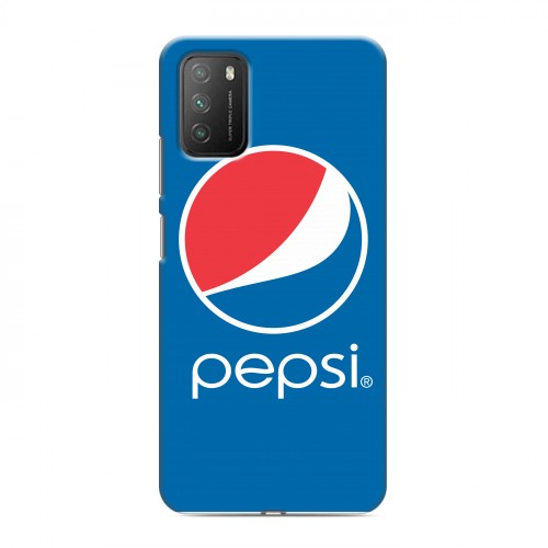 Дизайнерский пластиковый чехол для Xiaomi Poco M3 Pepsi