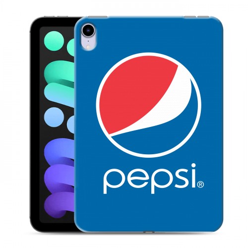 Дизайнерский силиконовый с усиленными углами чехол для Ipad Mini (2021) Pepsi