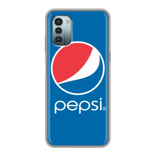 Дизайнерский силиконовый чехол для Nokia G11 Pepsi