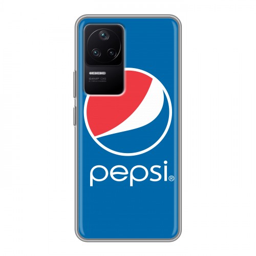 Дизайнерский силиконовый чехол для Xiaomi Poco F4 Pepsi