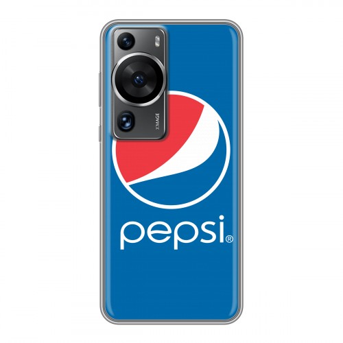 Дизайнерский силиконовый чехол для Huawei P60 Pepsi