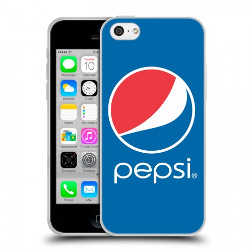 Дизайнерский пластиковый чехол для Iphone 5c Pepsi