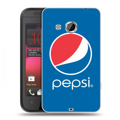 Дизайнерский пластиковый чехол для HTC Desire 200 Pepsi