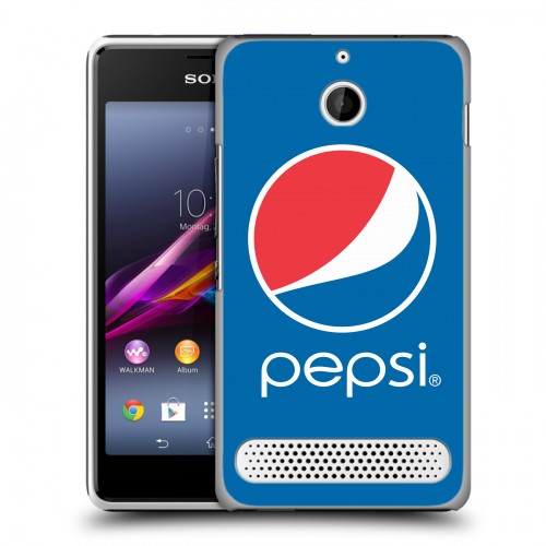 Дизайнерский силиконовый чехол для Sony Xperia E1 Pepsi