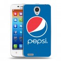 Дизайнерский пластиковый чехол для Lenovo S650 Ideaphone Pepsi