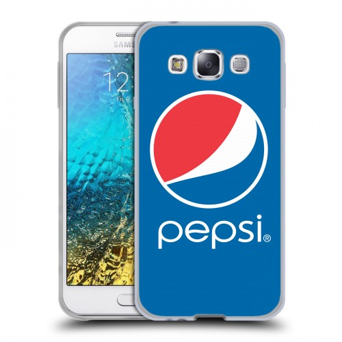 Дизайнерский пластиковый чехол для Samsung Galaxy E5 Pepsi