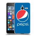 Дизайнерский пластиковый чехол для Microsoft Lumia 640 XL Pepsi