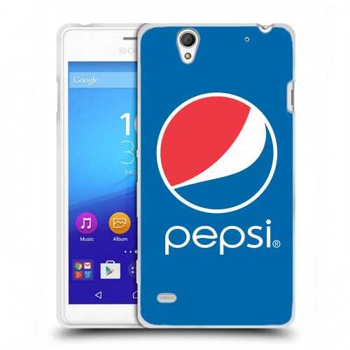 Дизайнерский пластиковый чехол для Sony Xperia C4 Pepsi