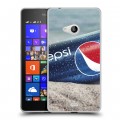 Дизайнерский пластиковый чехол для Microsoft Lumia 540 Pepsi