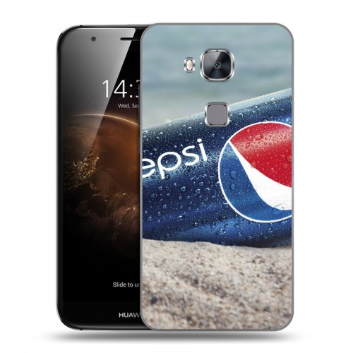 Дизайнерский пластиковый чехол для Huawei G8 Pepsi