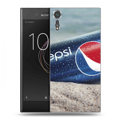 Дизайнерский пластиковый чехол для Sony Xperia XZs Pepsi