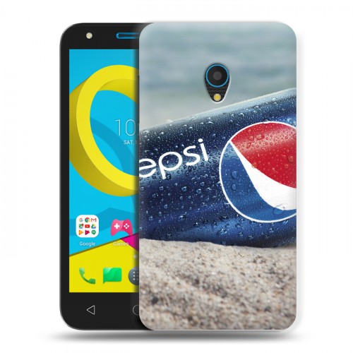 Дизайнерский пластиковый чехол для Alcatel U5 Pepsi