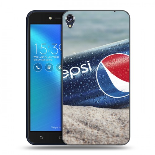 Дизайнерский силиконовый чехол для Asus ZenFone Live Pepsi