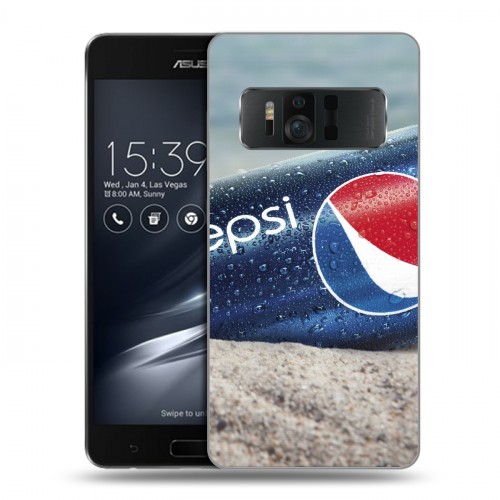 Дизайнерский силиконовый чехол для ASUS ZenFone AR Pepsi