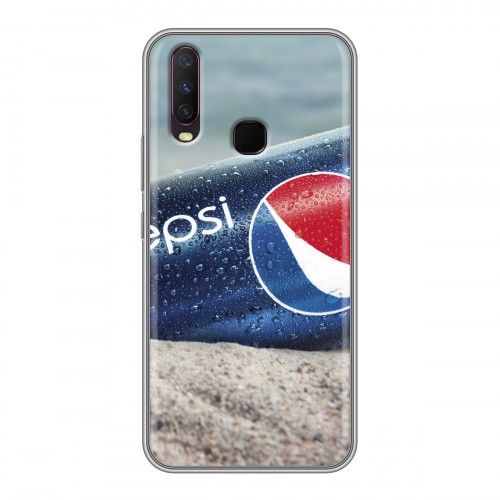 Дизайнерский силиконовый чехол для Vivo Y17 Pepsi