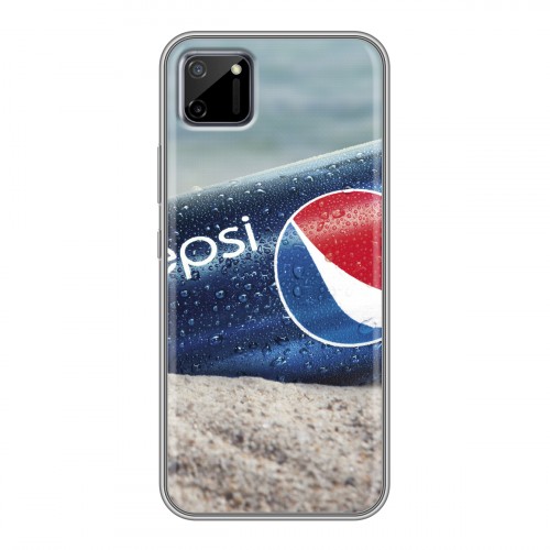 Дизайнерский пластиковый чехол для Realme C11 Pepsi