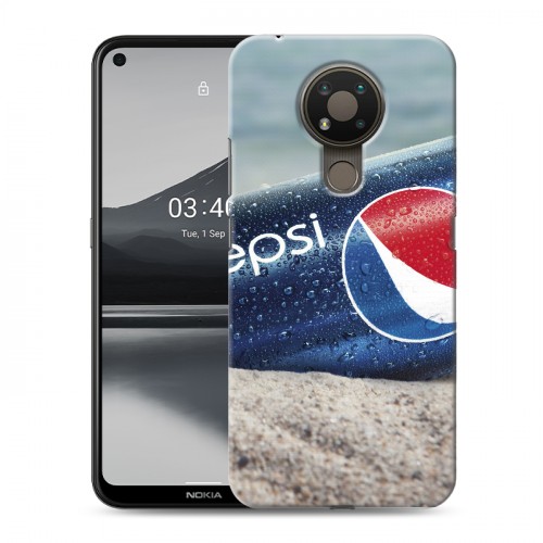 Дизайнерский силиконовый чехол для Nokia 3.4 Pepsi