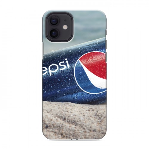 Дизайнерский силиконовый чехол для Iphone 12 Pepsi