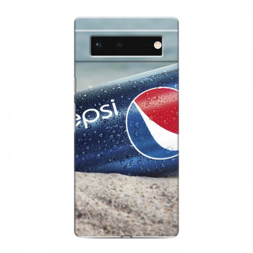 Дизайнерский пластиковый чехол для Google Pixel 6 Pepsi