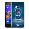 Дизайнерский пластиковый чехол для Microsoft Lumia 540 Pepsi