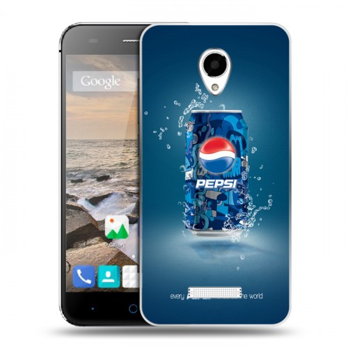 Дизайнерский силиконовый чехол для Micromax Canvas Spark Pepsi