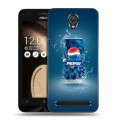 Дизайнерский пластиковый чехол для ASUS Zenfone Go Pepsi