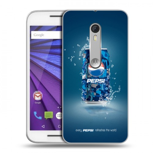 Дизайнерский пластиковый чехол для Lenovo Moto G Pepsi