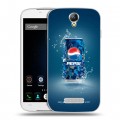 Дизайнерский пластиковый чехол для Doogee X6 Pepsi