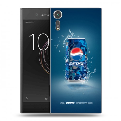 Дизайнерский пластиковый чехол для Sony Xperia XZs Pepsi