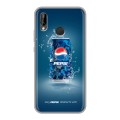 Дизайнерский силиконовый чехол для Huawei P20 Lite Pepsi