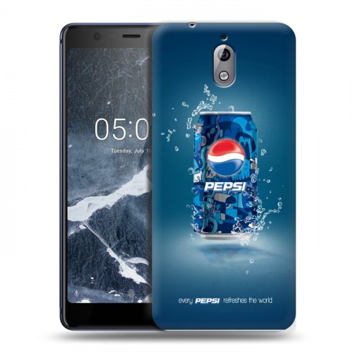 Дизайнерский силиконовый чехол для Nokia 3.1 Pepsi