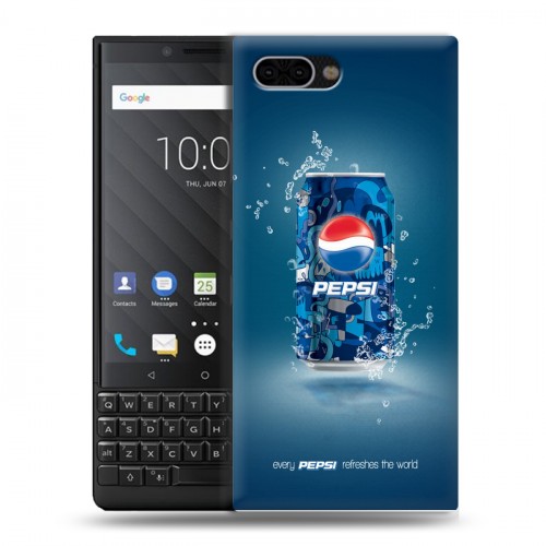 Дизайнерский пластиковый чехол для BlackBerry KEY2 Pepsi