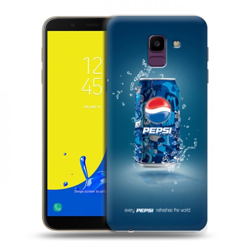 Дизайнерский пластиковый чехол для Samsung Galaxy J6 Pepsi