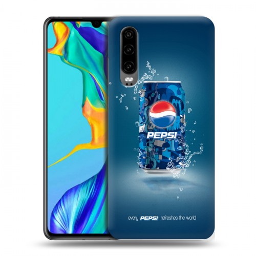 Дизайнерский пластиковый чехол для Huawei P30 Pepsi