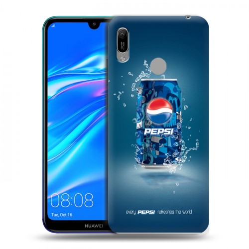 Дизайнерский пластиковый чехол для Huawei Y6 (2019) Pepsi