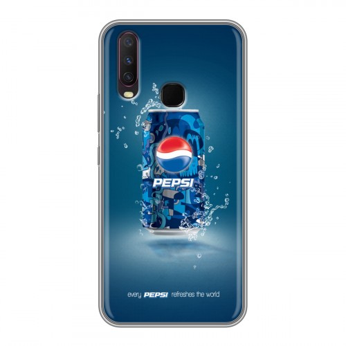 Дизайнерский силиконовый чехол для Vivo Y17 Pepsi