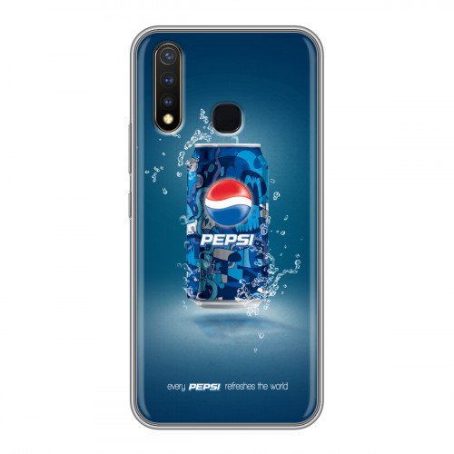 Дизайнерский силиконовый чехол для Vivo Y19 Pepsi