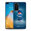 Дизайнерский пластиковый чехол для Huawei P40 Pepsi