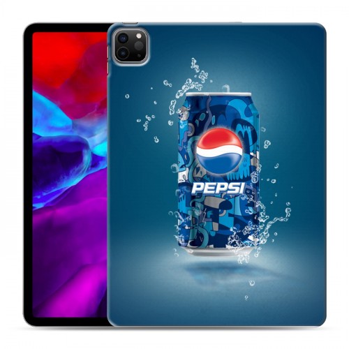 Дизайнерский силиконовый с усиленными углами чехол для Ipad Pro 11 (2020) Pepsi