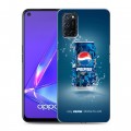 Дизайнерский пластиковый чехол для OPPO A52 Pepsi